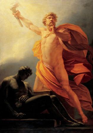 Heinrich Friedrich Fuger Prometheus brings Fire to Mankind